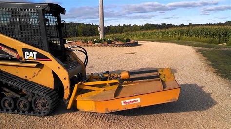 bush hogging with skid steer|skid steer attachments brush hog.